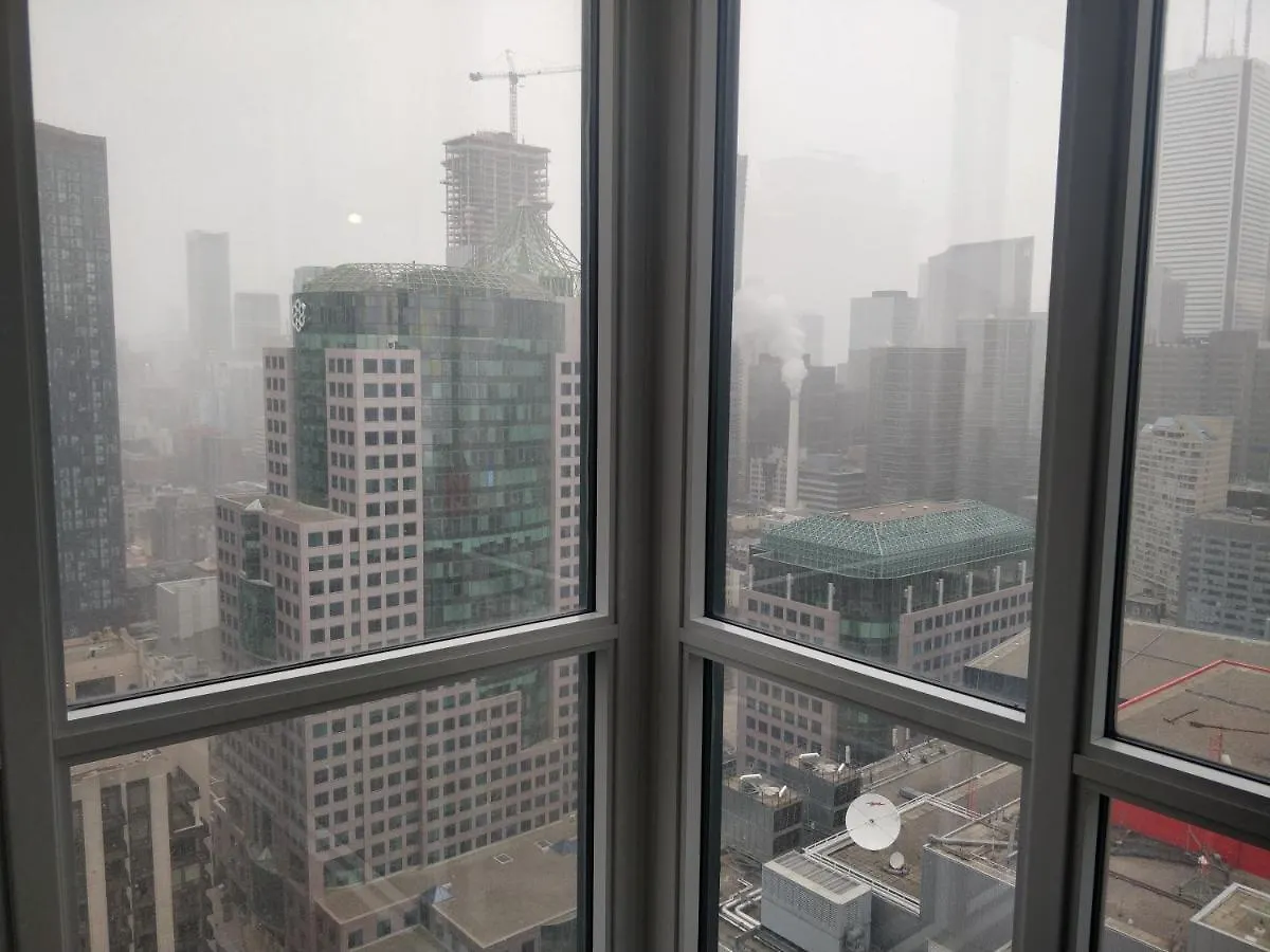 Entertainment District, Downtown Toronto - 300 Front 1 Bed 1 Bath, City View Lejlighed 0*,  Canada