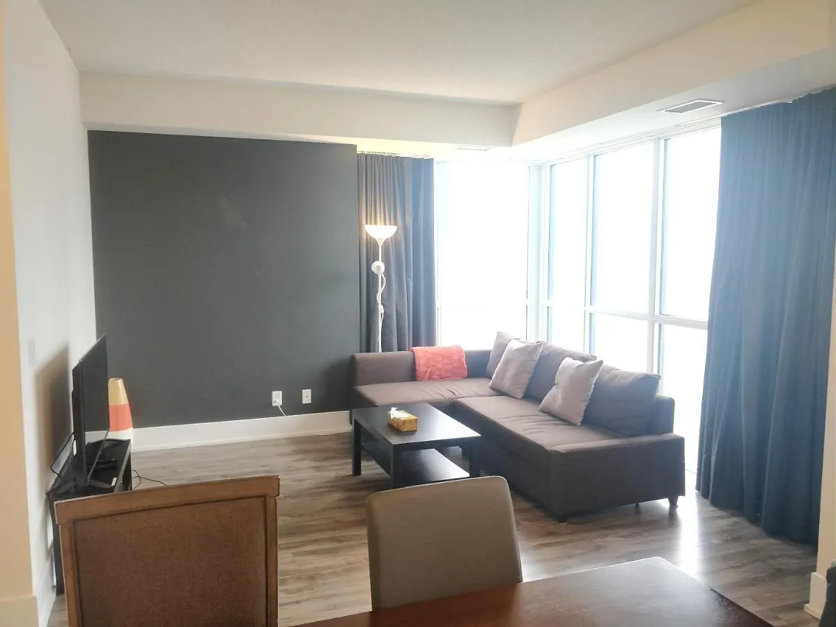 Entertainment District, Downtown Toronto - 300 Front 1 Bed 1 Bath, City View Lejlighed
