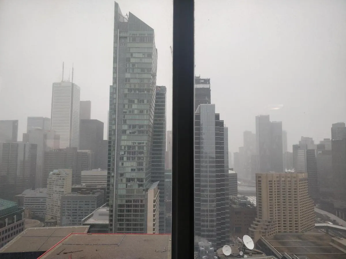 Entertainment District, Downtown Toronto - 300 Front 1 Bed 1 Bath, City View Lejlighed